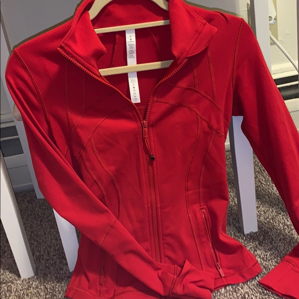 red lulu jacket!